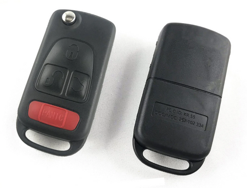 Mercedes SL 4 buttons 315Mhz flip key (USA/Asia market) (HU39)