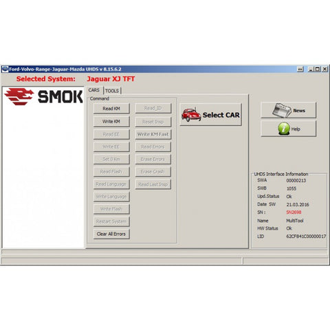 UHDS - JR0002 Jaguar XJ + LR002 OBD