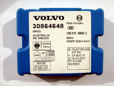 Software module 34 – Volvo IMMO3 immobox Bosch