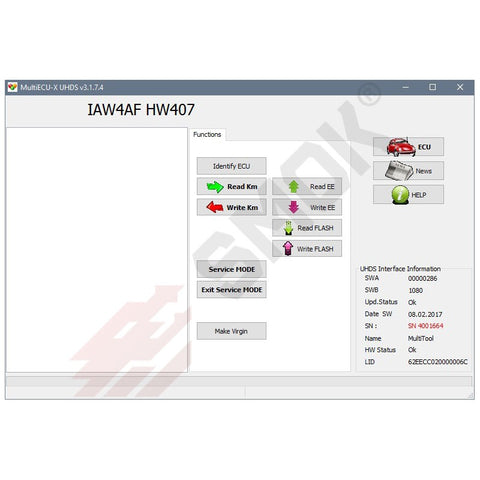 UHDS - EU0022 ECU Fiat Magneti Marelli IAW4A, 59, 5A