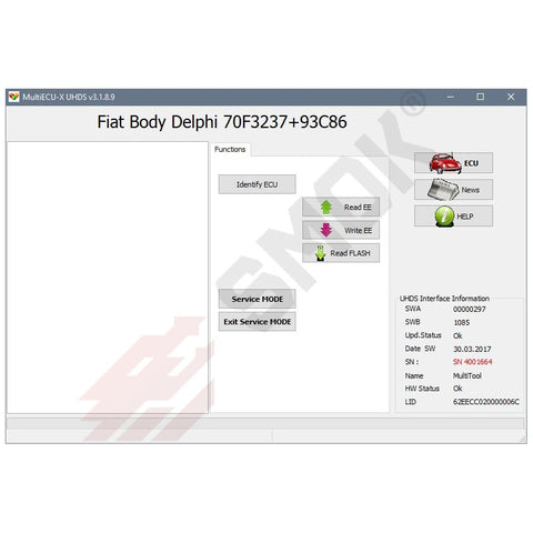 UHDS - Fiat Body MM, Siemens, Delphi OBD (FTP2)