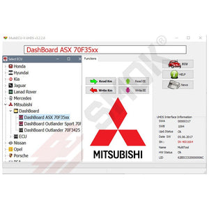 UHDS - Mitsubishi change KM OBD (MIP1)