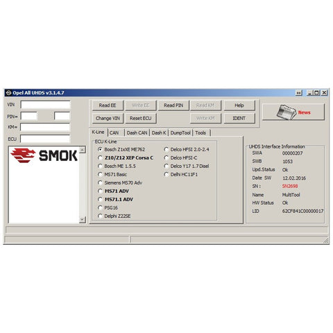 UHDS - OL0001 Kline Functions OBD