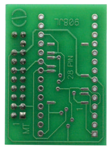 908JL Adapter for Orange5 - for 68HC908JL3,908JL8 - DIP28,SOIC28,QFP32 (for soldering)