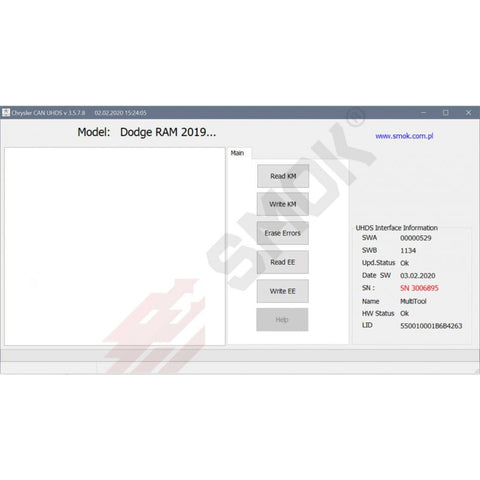 UHDS - CR0009 Dodge RAM 2019-... OBD