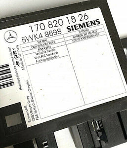 R170 Mercedes-Benz SLK-Class Immo Box / Skreem "Start Error" Repair